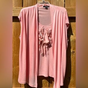 August Silk Peach Top